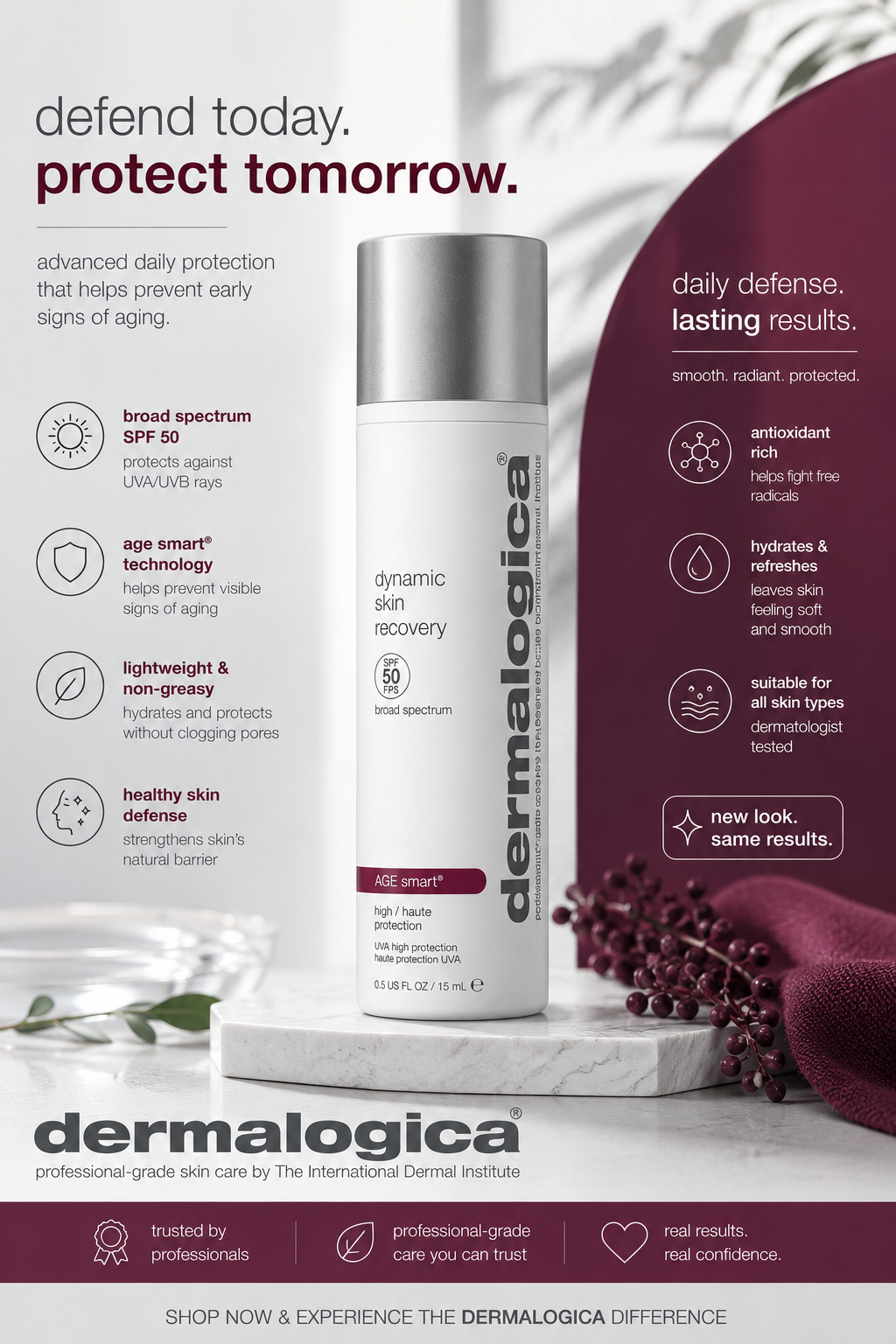DERMALOGICA DYNAMIC SKIN RECOVERY SPF 50