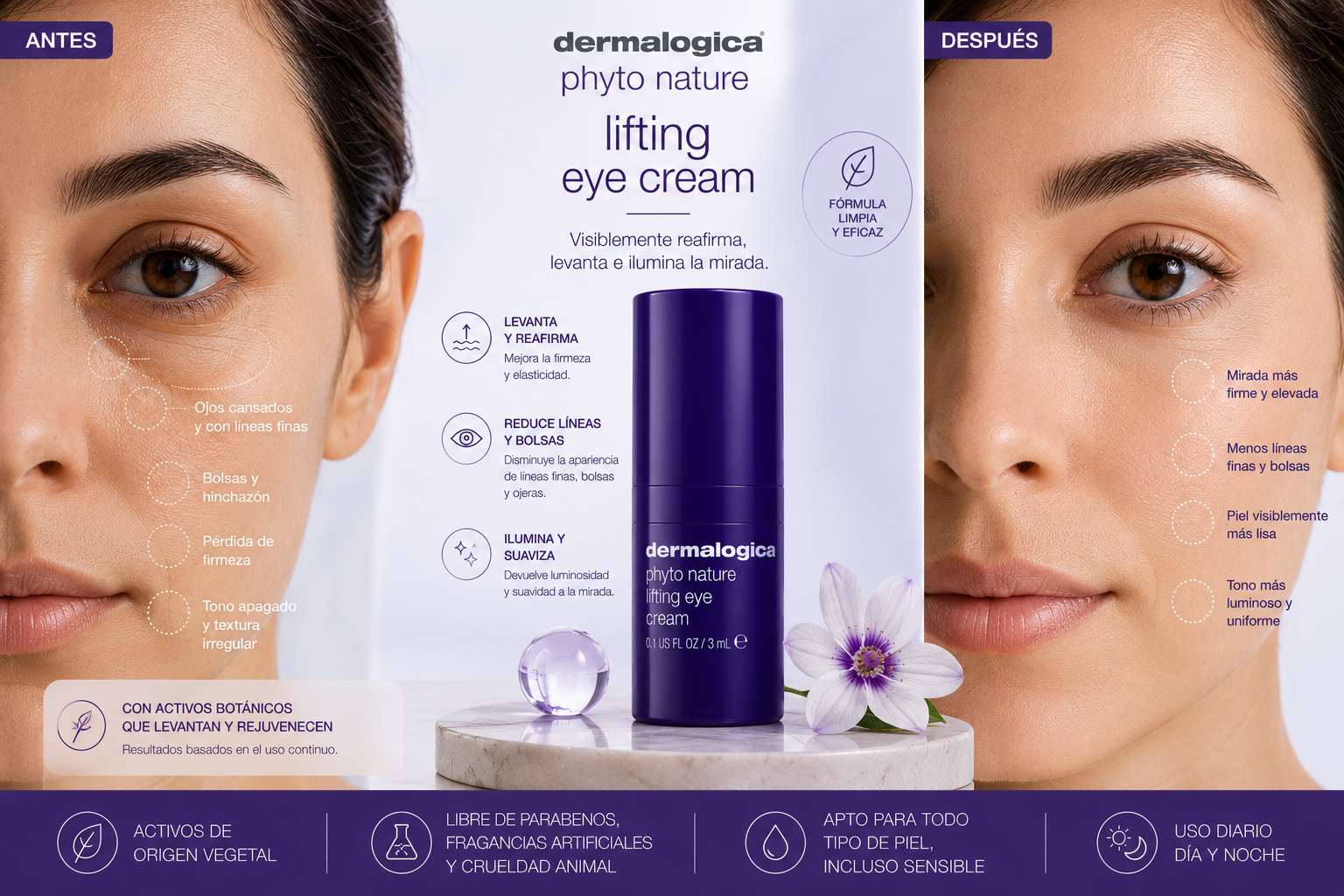 Phyto Nature Lifting Eye Cream 0.5 oz (15ml)