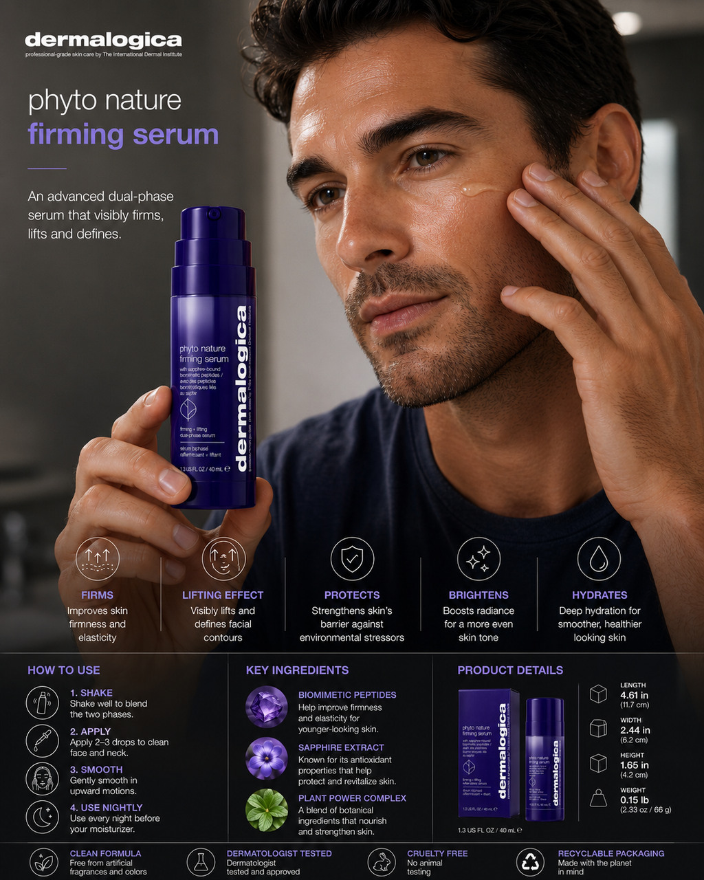 Dermalogica Phyto Nature Firming Serum 1.3 oz (40ml)