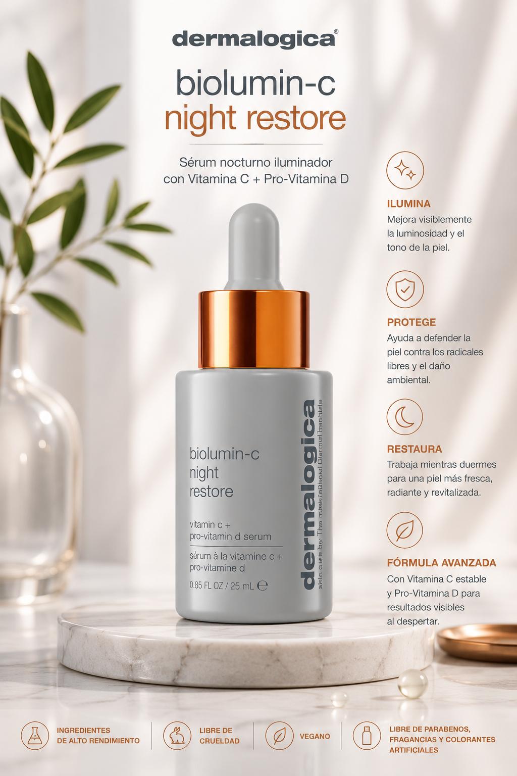Biolumin-C Night Restore 0.85 oz (25ml)